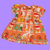 Sesame Avenue Facade Babydoll Dress (2X)