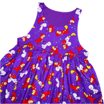 Friendly Ghost & Witch Jumper Dress w/ pockets (L)