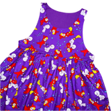 Friendly Ghost & Witch Jumper Dress w/ pockets (L)