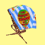 Circus & Leopard Reversible Clown Bonnet