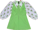 Banjo Frog Polka Dot A-Line Dress (XL)