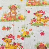 Tigers, Bears, Flowers Bedsheet