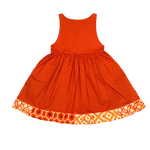 Smiley Pumpkin Jumper Dress w/ pockets (S)