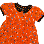 Haunted House & Candy Corn Babydoll Dress (L/XL)