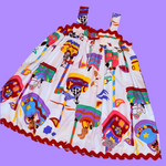 Bumper Car Animals Pinafore Dress (XL)