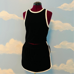 NWOT Lisa Says Gah Two Piece Nia Terry Tank and Skort Set Sz M