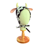 Cow Print Babydoll Dress & Bonnet (L)