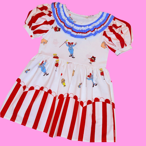 Zobo The Clown Babydoll Dress (S)