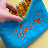 Worms Zipper Pouch