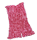 Red Plaid Stretchy Shorts (M-L)