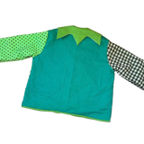 Patchwork Frog Quilted Coat (L-XL)