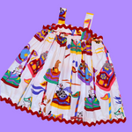 Bumper Car Animals Pinafore Dress (XL)