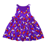 Friendly Ghost & Witch Jumper Dress w/ pockets (L)