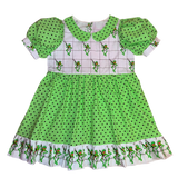 Banjo Frog Polka Dot Babydoll Dress (L)