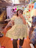 Green Lace Sailor Hat