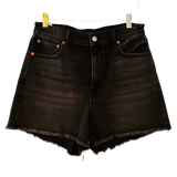AE Black Stretchy High Waist Jean Shorts Sz 8