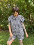 Black White Gingham Bloomers (M)