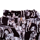 Dalmatian A-Line Mock Neck Mod Dress (L)