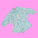 Floral Giraffe Ruffle 3 Piece Set (L)