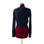 American Apparel Navy Blue Cropped Sweater Sz L