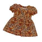 Tiger Babydoll Dress & Bonnet (M)