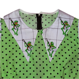 Banjo Frog Polka Dot A-Line Dress (XL)