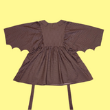 Batty Bat Wing Tie Waist Tunic (L)