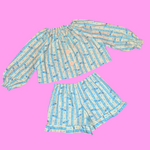 Floral Giraffe Ruffle 3 Piece Set (L)