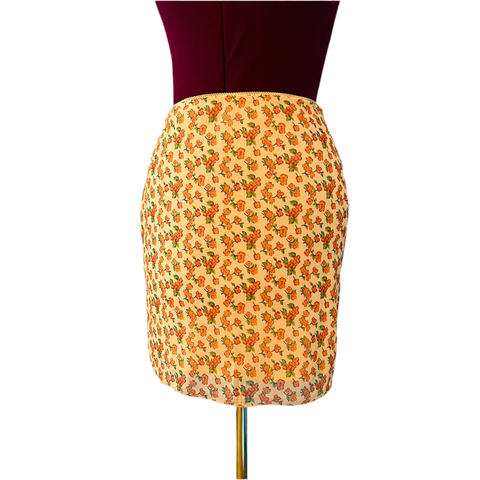 NWT UO Motel Stretchy Summer Bloom Mini Skirt Sz M