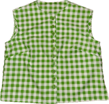Gingham Barb Blouse (M)