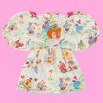 Nursery Rhyme Balloon Sleeve Dress (L)