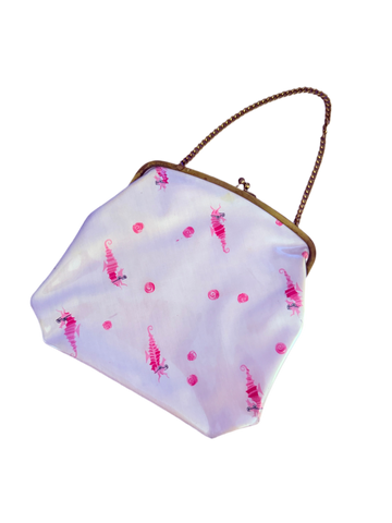 Vintage 60s Seahorse Clasp Purse