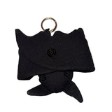 Black Bat Bag Charm