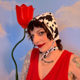Cow Print Clown Bonnet