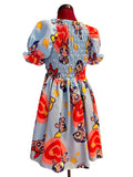 Sugar Spice Shirred Babydoll Dress (M-L)