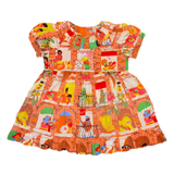 Sesame Avenue Facade Babydoll Dress (2X)