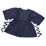 Bat Wing Tie Waist Tunic (XL)