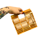 Mini Wooden Hand Bag