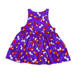 Friendly Ghost & Witch Jumper Dress w/ pockets (L)