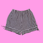 Black White Gingham Bloomers (M)