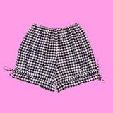Black White Gingham Bloomers (M)