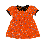 Haunted House & Candy Corn Babydoll Dress (L/XL)