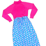 Piggy Turtleneck Tie Dress (Sz M)