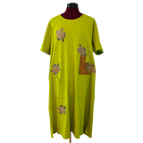 Vintage 90s Turtle Dress still has tags Sz XL
