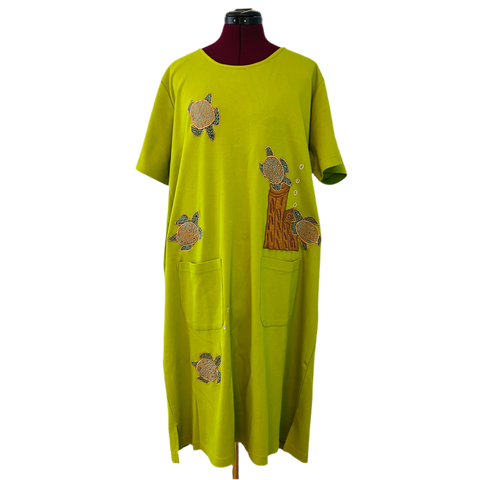 Vintage 90s Turtle Dress still has tags Sz XL