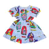 Dinosaur Family Babydoll Dress (XL)
