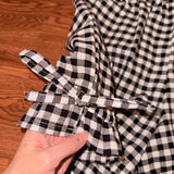 Black White Gingham Bloomers (M)