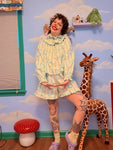 Floral Giraffe Ruffle 3 Piece Set (L)
