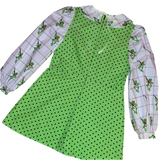 Banjo Frog Polka Dot A-Line Dress (XL)