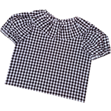 Black White Gingham Top (L)